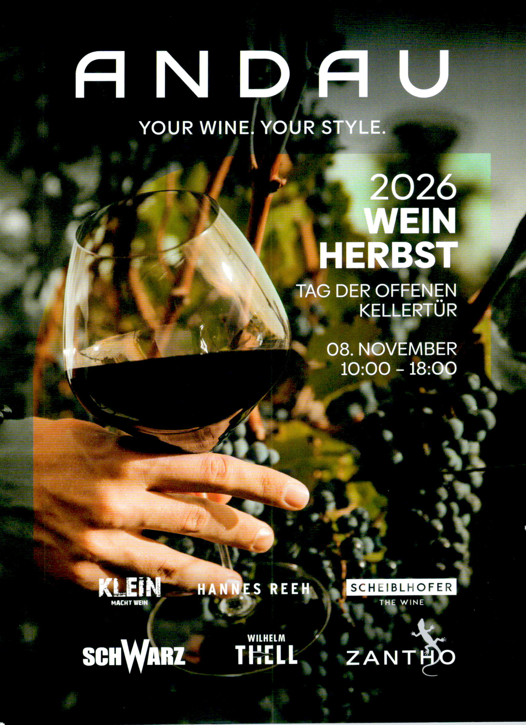 Flyer Wein Herbst Andau 2025 Front